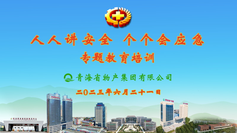 提高安全管理水平 落實全員安全責任&mdash;&mdash;集團安委會舉辦2023年&ldquo;人人講安全，個個會應(yīng)急&rdquo;專題教育培訓