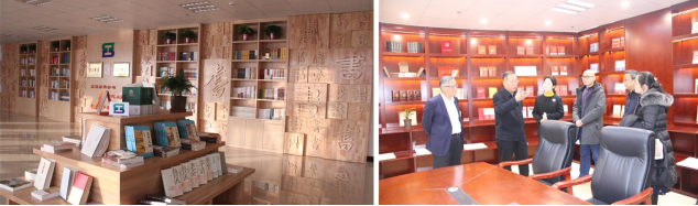 省委常委、省總工會(huì)主席馬吉孝同志來(lái)我司為全國(guó)職工書屋示范點(diǎn)揭牌